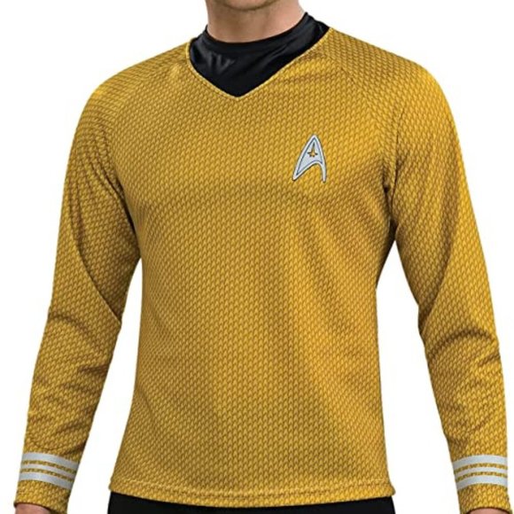 Rubie's Other - Rubie's Costume Star Trek Gold Star Fleet Uniform Shirt Costume